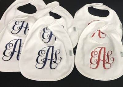 Personalized Monogrammed Baby Bibs